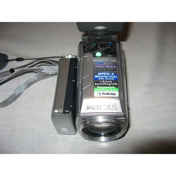 Pentax Optio MX4 Digital Camera Photo & Video Includes Cables & Intructions - Picture 4 of 11